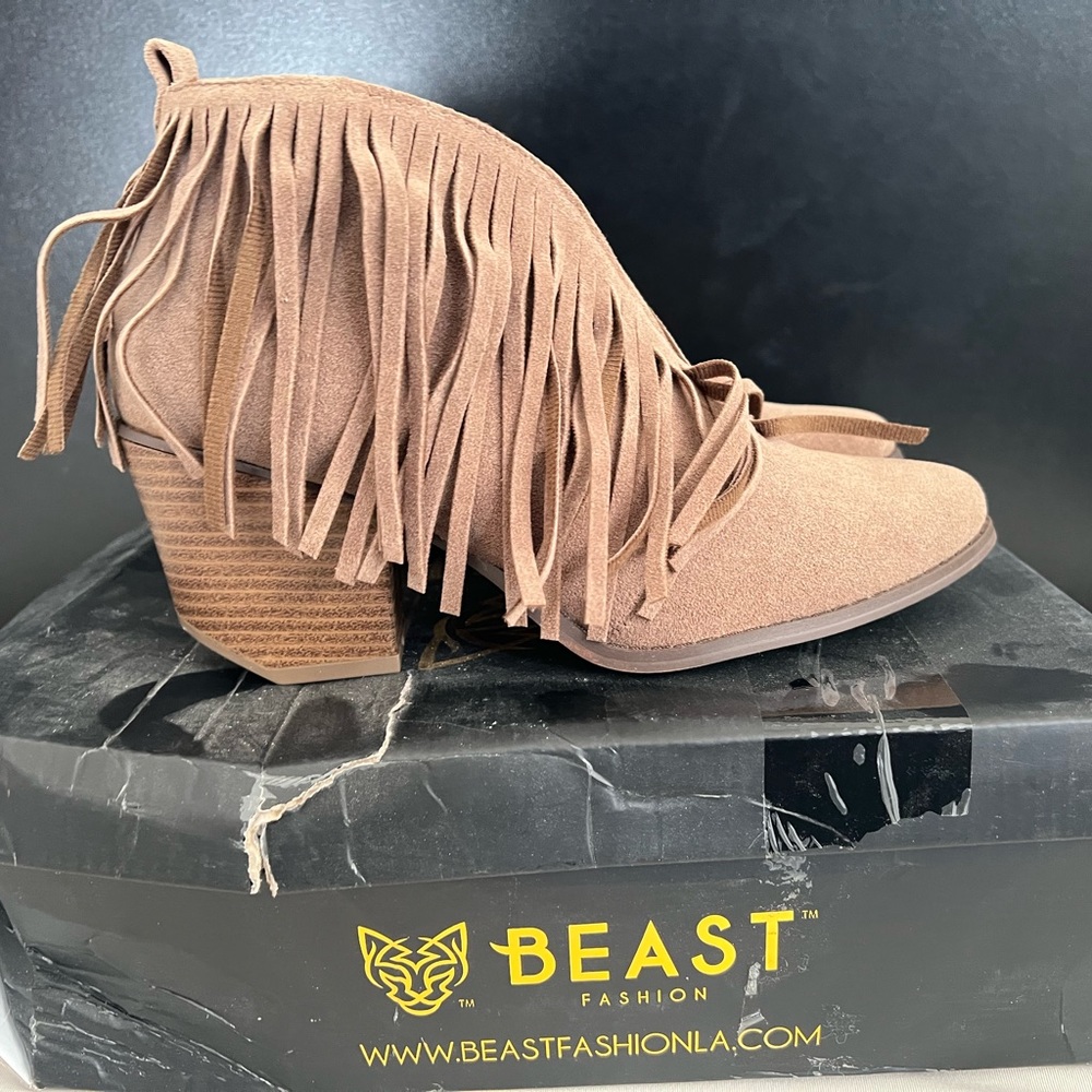 Fringe Bootie